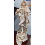 German large porcelain figure of an artist Gallant, stamped 4261, height 24.75'.