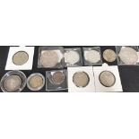 Bag of 11 various silver British coinage inc. a Victoria double florin, 1887 (11)