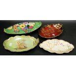 4 Carlton ware dishes, 1 Rouge Royale