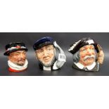 3 Royal Doulton small character jugs inc. 'Sancho Panca'