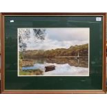 MARGARET MERRY St. Clements Colour pastel Signed, gallery label to the back 11.75" x 18"