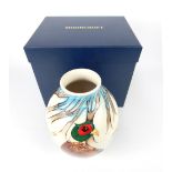 Moorcroft Pottery tubeline vase, designed by Emma Bossons, c.2012, limited edition piece No 16/