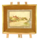 W.M. Birchall, British, early village landscape, watercolour, signed and titled, 1.1 27x 36cm 20th C