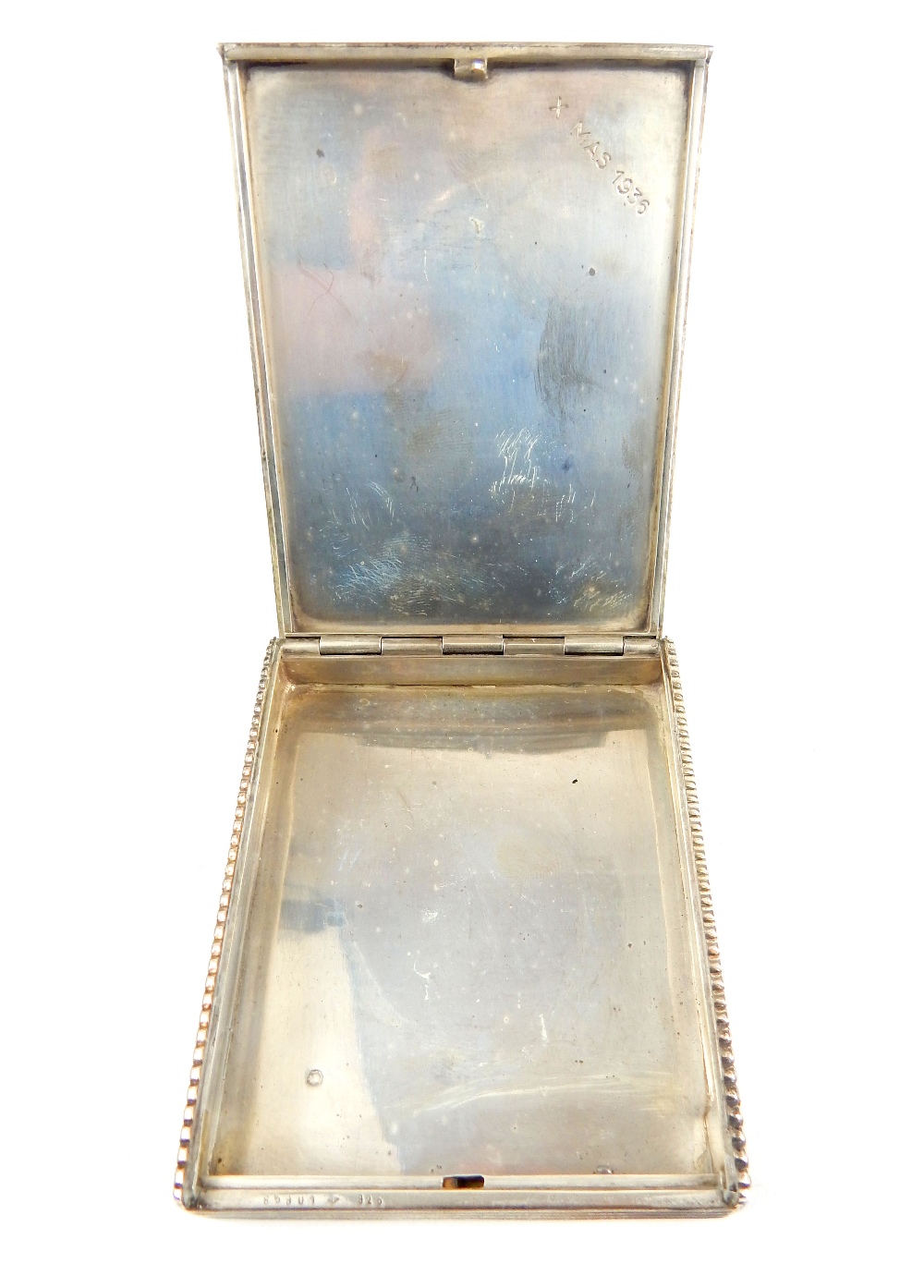 An early 20th century Cartier silver desk box - Image 6 of 16