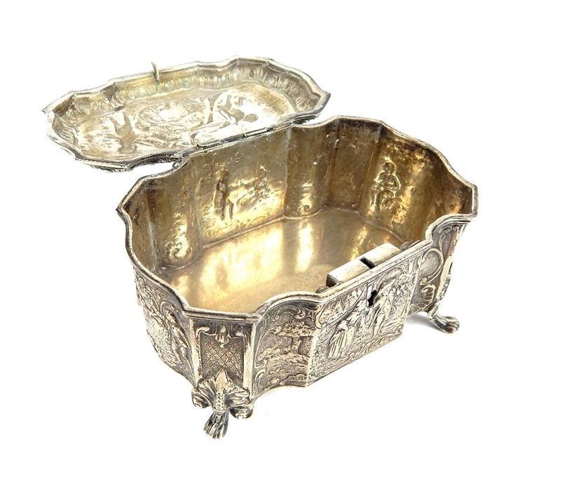 A German silver lidded casket - Image 6 of 27