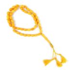 A set of 'yellow' amber prayer beads