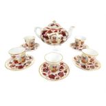 19th century miniature Russian tea set