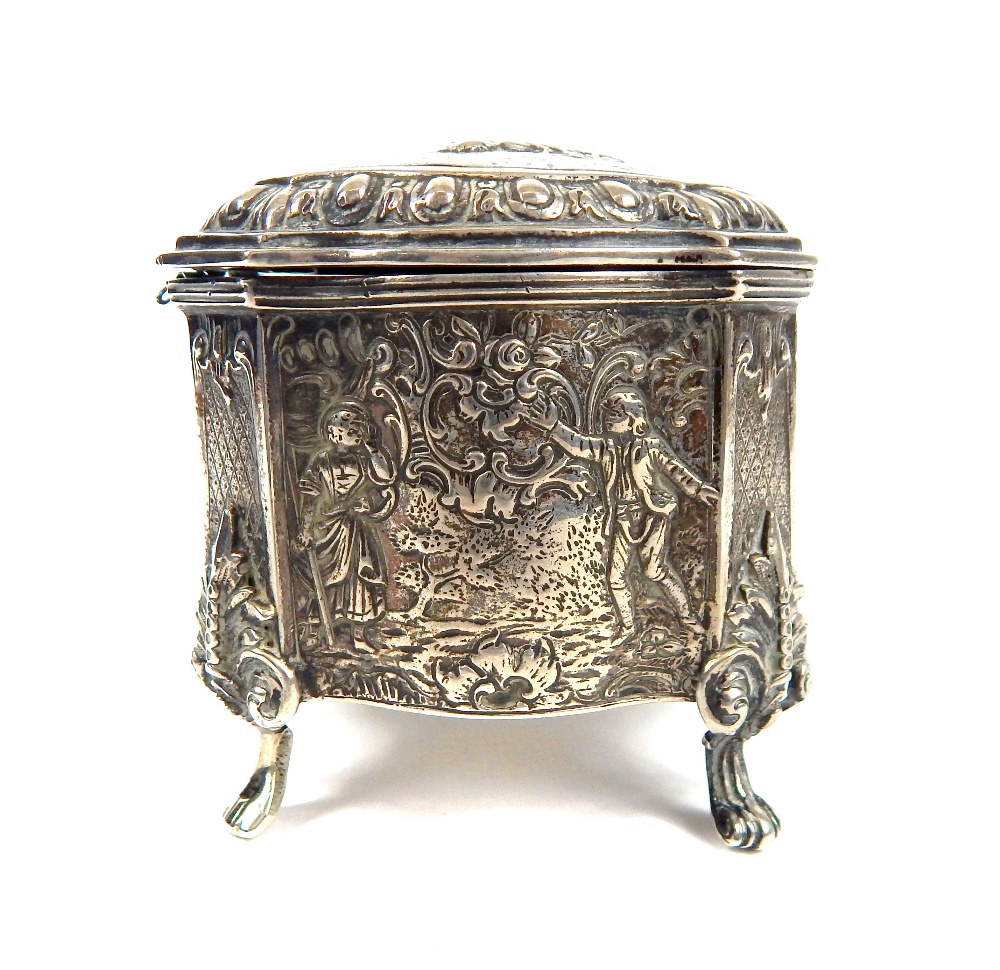 A German silver lidded casket - Image 16 of 27