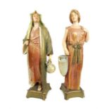 A pair of 19th century Royal Vienna desert Arab figures