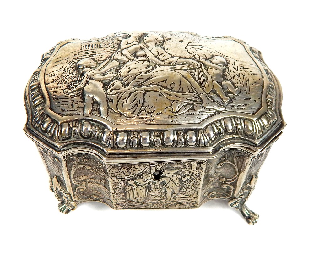 A German silver lidded casket - Image 12 of 27