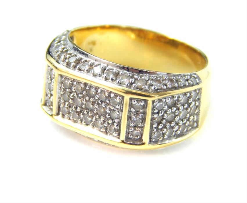 An 18 ct yellow gold and diamond-set dress ring - Image 3 of 12