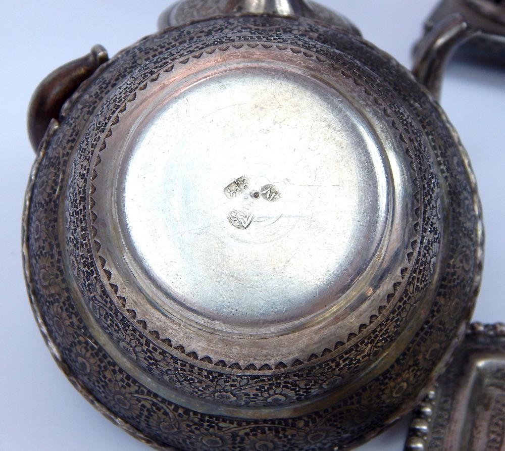 Persian silver tea drinking items - Image 12 of 18