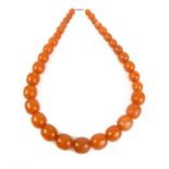 Amber Bead Necklace