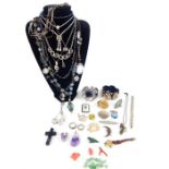 A large quantity of costume jewellery