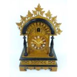 A Victorian, black forest cuckoo clock