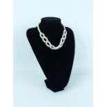 An AAA+ Akoya South Sea pearl choker necklace