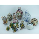 A collection of oriental ceramics