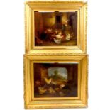 Claude Guilleminet, French, (1821–1860), A pair of oil paintings