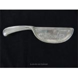 An Archibald Knox for Liberty & Co Art Nouveau Tudric pewter crumb scoop