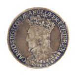 Charles I Scottish Coronation silver medallion dated 1633, designed by Nicholas Briot, (French