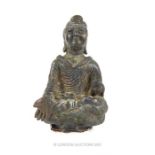 A Bactrian bronze of the Buddha
