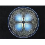 An early 20th century Rene Lalique Coquilles glass plate