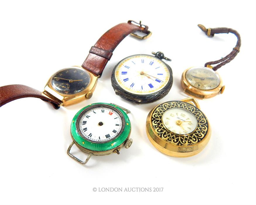 A selection of period pocket and wristwatches - Image 2 of 4