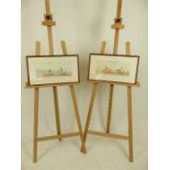 Pair of Ackermann humorous racing aquatints