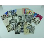 A collection of black and white photographs, programmes and Richard Attenborough fan club letters,