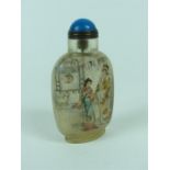 A Chinese glass snuff bottle