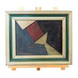 Lucio Munoz (1929-1998) multimedia abstract; signed and dated "87"