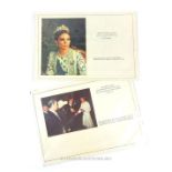 Two 1970s Persian "Federation of Silent Sport of Iran" publicity sheets featuring the Empress