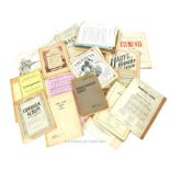 A collection of sheet music books, mainly dating from the early 20th century