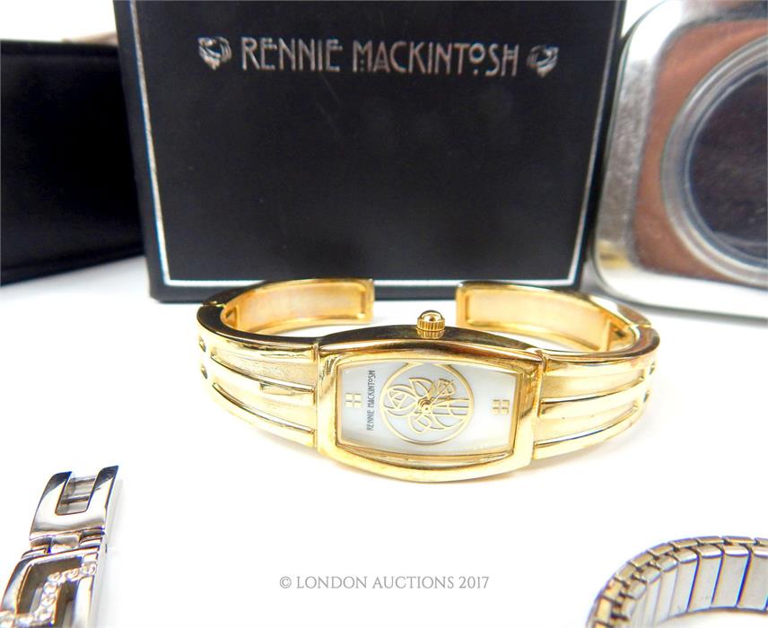 A collection of watches, mainly with boxes, including examples by Accurist and Rennie Mackintosh - Image 2 of 3