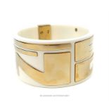 A vintage Fendi bangle, made in Italy