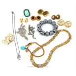 A large selection of designer costume jewellery