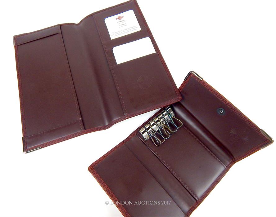 A brand-new, Purdey of London, brown calf leather wallet and separate key fob - Image 2 of 2