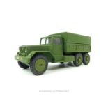 A Corgi Major Toys 1118 'International' 6x6 Army Truck die-cast model toy with box.