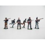 A "Tradition" set of six cast lead figures from "Sharpe - The 95th Rifles" in fitted presentation