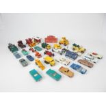 A collection of Lesney cars, construction and farm related die-cast model vehicles: Weatherill