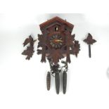 An early, 20th century, Black Forrest, cuckoo clock