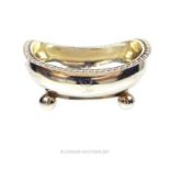 A George III sterling silver salt, London 1814