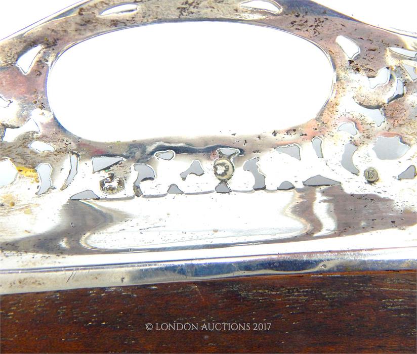 A Dutch .833 standard hallmarked silver tray - Image 3 of 3