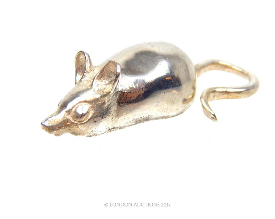 A miniature model of a mouse, probably by Klaus Rygaard, Zambia