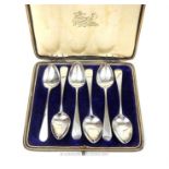 A set of six George IV sterling silver teaspoons, William Bateman I