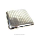 A sterling silver cigarette case, James Deakin & Sons