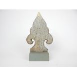 A 19th century Thai, Large Tile Decorative Finial