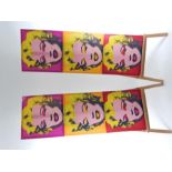 After Andy Warhol, a set of six prints on stretchers of Marilyn Monroe