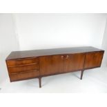 A 1970's, teak, sideboard by A. H. McIntosh & Co Ltd, Kirkcaldy, Scotland