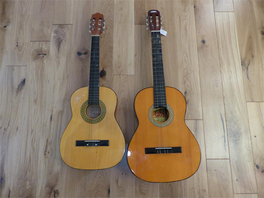 Two classical guitars